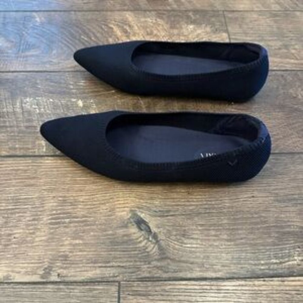 Vivia Pointed-Toe Ballet Flats (Aria 5°) Size 10